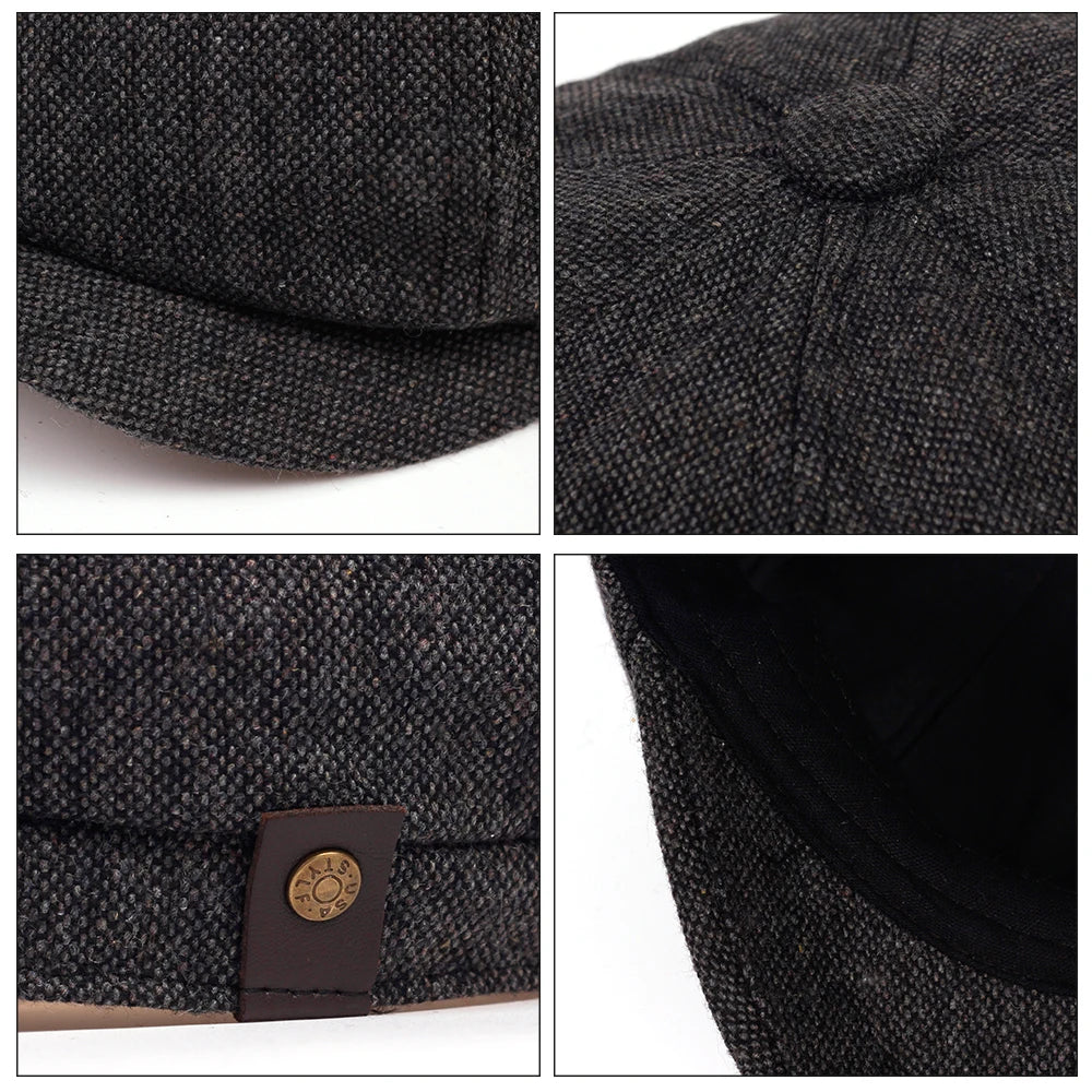 Herringbone Octagon Cap